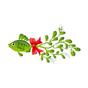 Mistletoe Fish